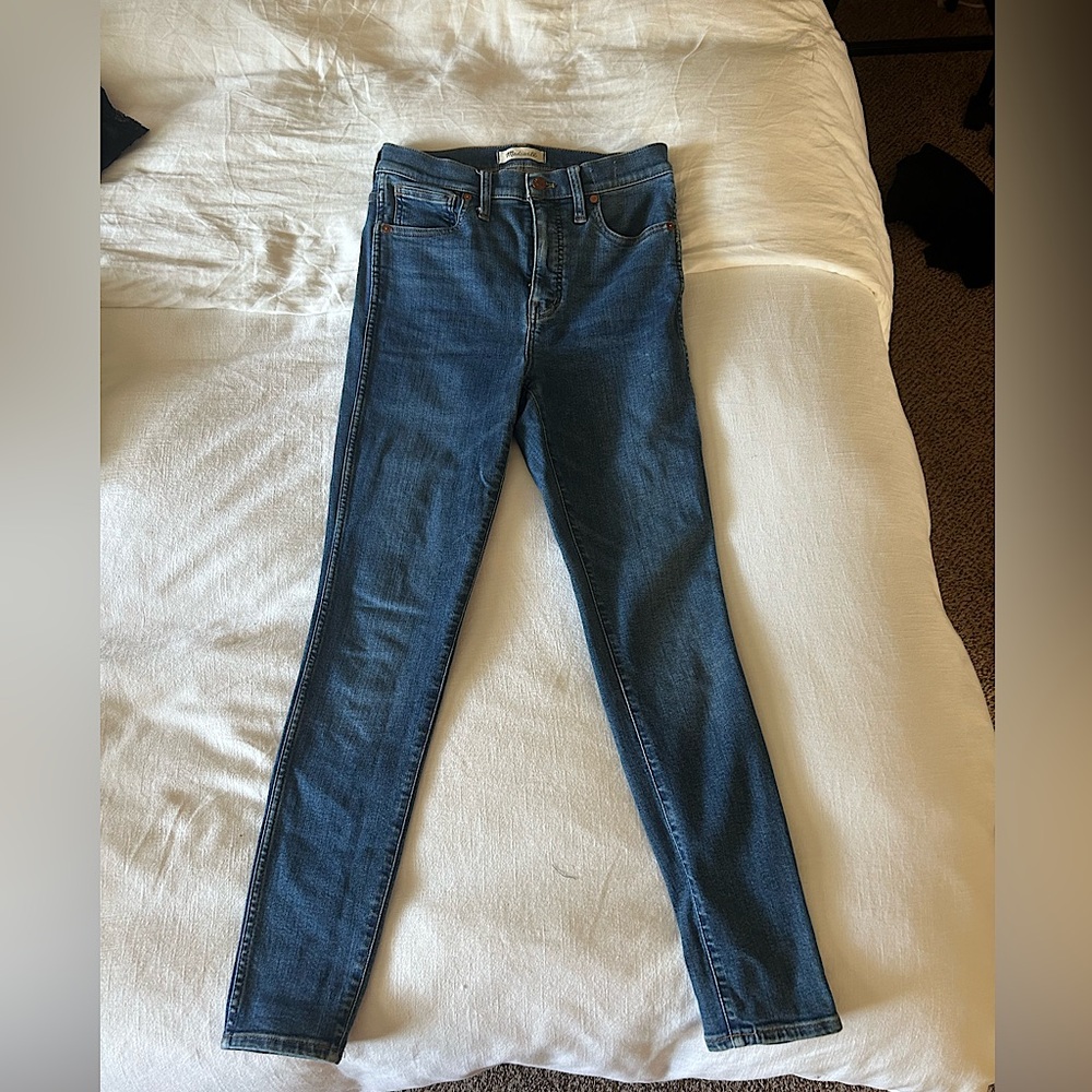 Madewell 10” high rise skinny jeans size 27